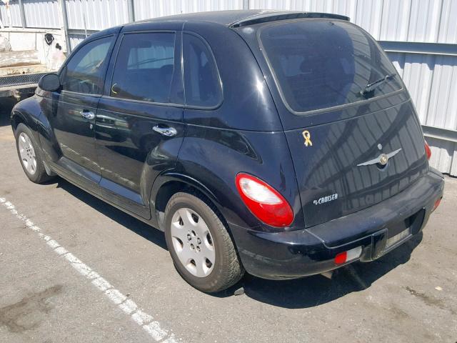 3A4FY48B47T556237 - 2007 CHRYSLER PT CRUISER BLACK photo 3