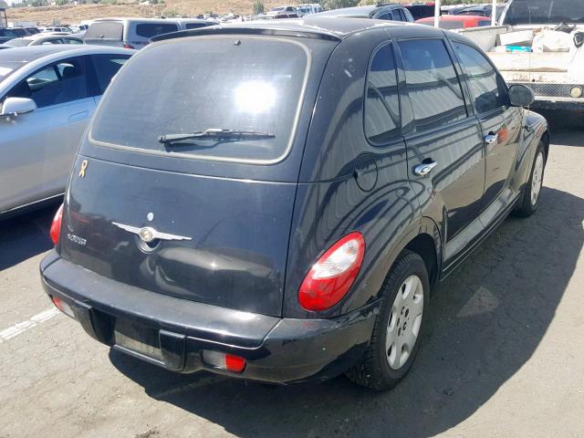 3A4FY48B47T556237 - 2007 CHRYSLER PT CRUISER BLACK photo 4