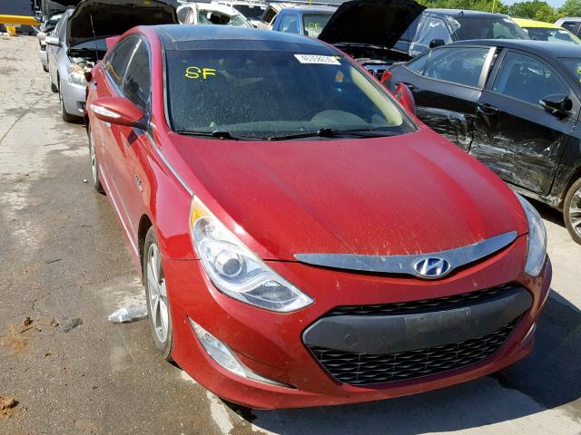 KMHEC4A41CA044766 - 2012 HYUNDAI SONATA HYB RED photo 1