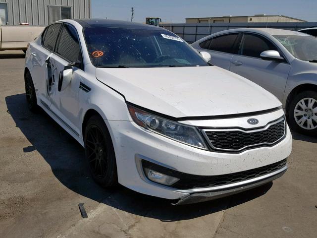 KNAGM4AD1B5000443 - 2011 KIA OPTIMA HYB WHITE photo 1