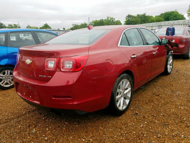 1G11H5SL0EF174889 - 2014 CHEVROLET MALIBU LTZ 勃艮第红 照片 4