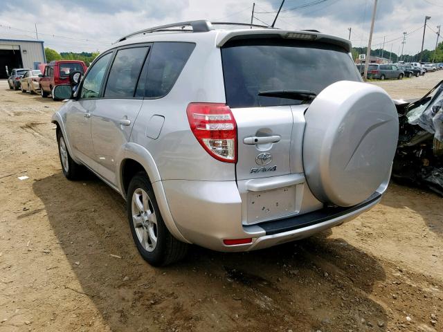 2T3DK4DV0BW045365 - 2011 TOYOTA RAV4 LIMIT SILVER photo 3