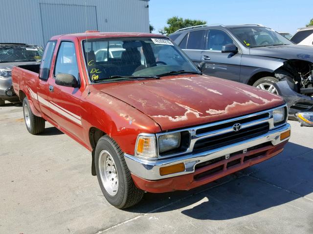 JT4RN93P4S5115633 - 1995 TOYOTA PICKUP 1/2 RED photo 1