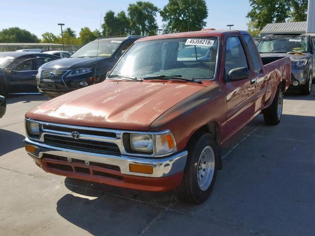 JT4RN93P4S5115633 - 1995 TOYOTA PICKUP 1/2 RED photo 2