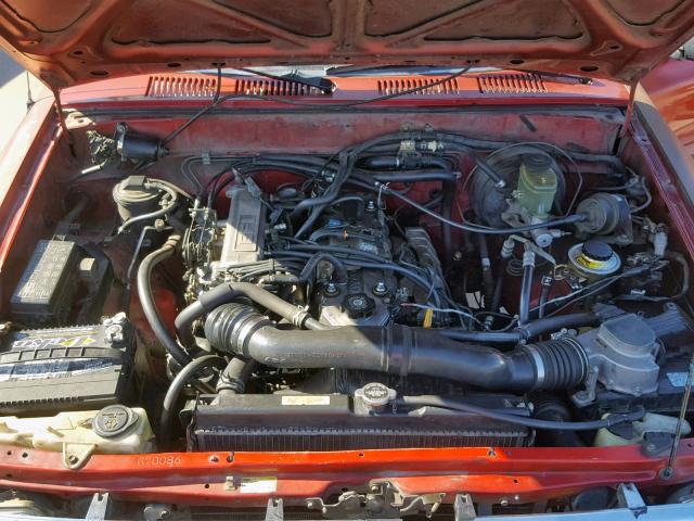 JT4RN93P4S5115633 - 1995 TOYOTA PICKUP 1/2 RED photo 7