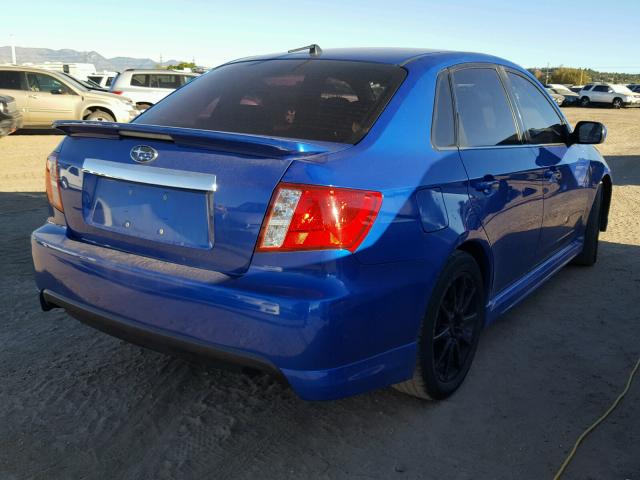 JF1GE7G67AG514719 - 2010 SUBARU IMPREZA WR BLUE photo 4