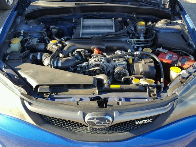 JF1GE7G67AG514719 - 2010 SUBARU IMPREZA WR BLUE photo 7