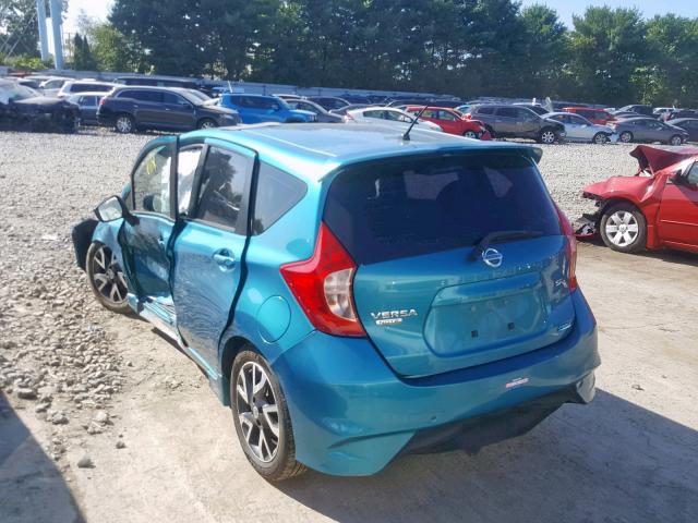 3N1CE2CP1FL387210 - 2015 NISSAN VERSA NOTE BLUE photo 3