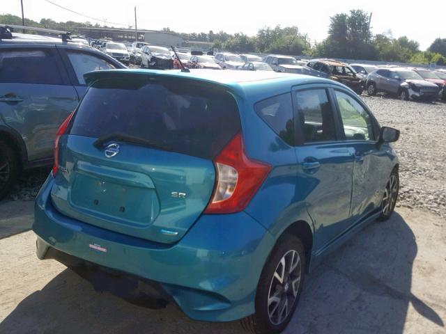 3N1CE2CP1FL387210 - 2015 NISSAN VERSA NOTE BLUE photo 4