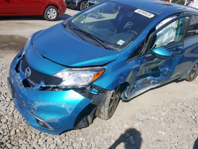 3N1CE2CP1FL387210 - 2015 NISSAN VERSA NOTE BLUE photo 9