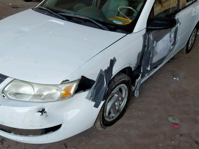 1G8AJ55F17Z108400 - 2007 SATURN ION LEVEL WHITE photo 10