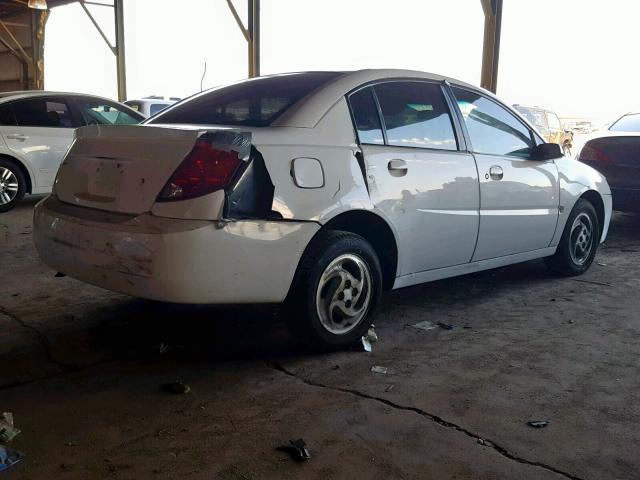 1G8AJ55F17Z108400 - 2007 SATURN ION LEVEL WHITE photo 4