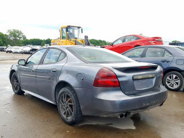 2G2WR524941244919 - 2004 PONTIAC GRAND PRIX GRAY photo 3