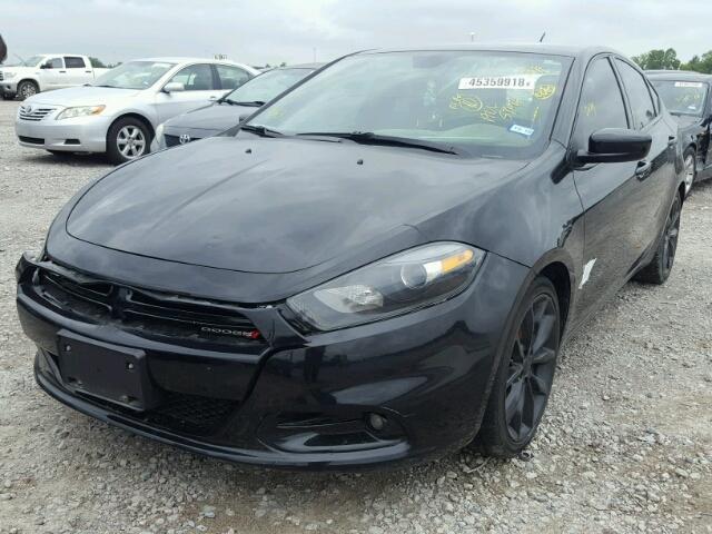 1C3CDFBB6GD701474 - 2016 DODGE DART SXT BLACK photo 2