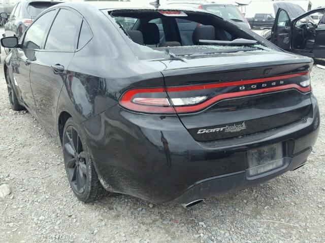 1C3CDFBB6GD701474 - 2016 DODGE DART SXT BLACK photo 3