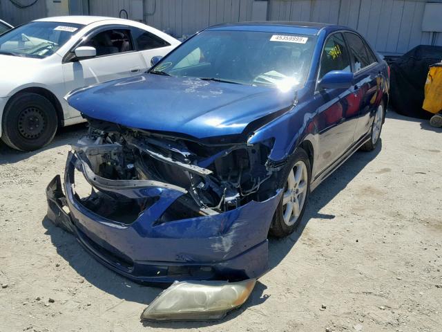 4T1BK46K57U036848 - 2007 TOYOTA CAMRY NEW BLUE photo 2