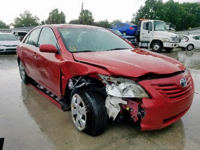 4T1BE46K37U076630 - 2007 TOYOTA CAMRY NEW RED photo 1