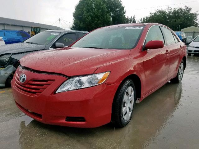 4T1BE46K37U076630 - 2007 TOYOTA CAMRY NEW RED photo 2