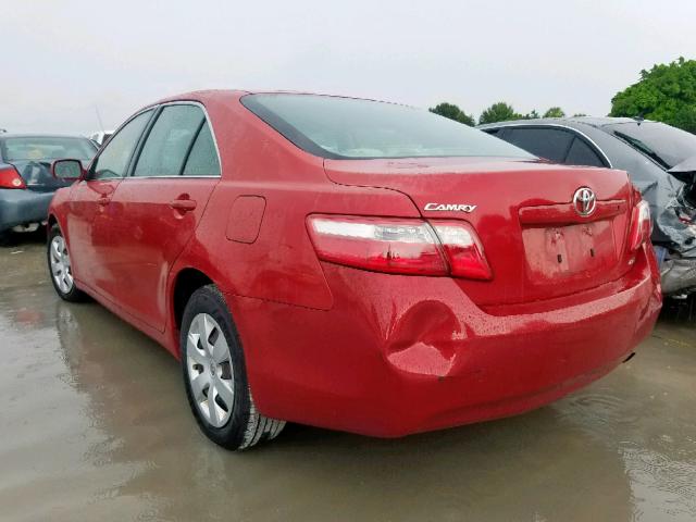 4T1BE46K37U076630 - 2007 TOYOTA CAMRY NEW RED photo 3