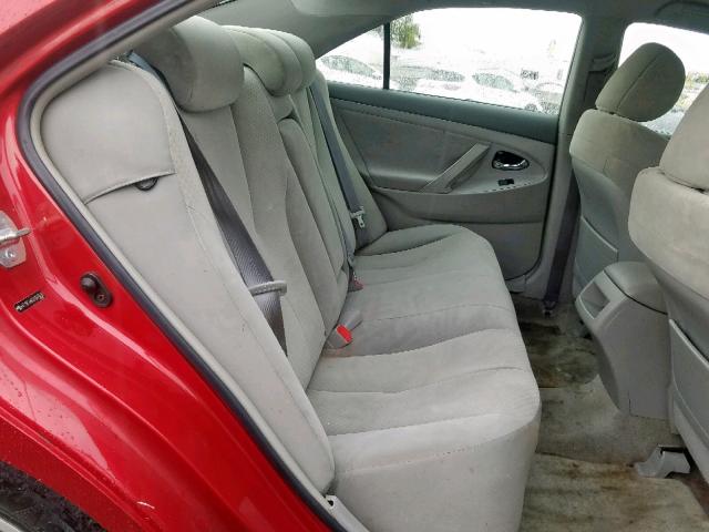 4T1BE46K37U076630 - 2007 TOYOTA CAMRY NEW RED photo 6