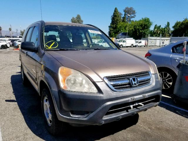 JHLRD68493C012353 - 2003 HONDA CR-V LX BROWN photo 1