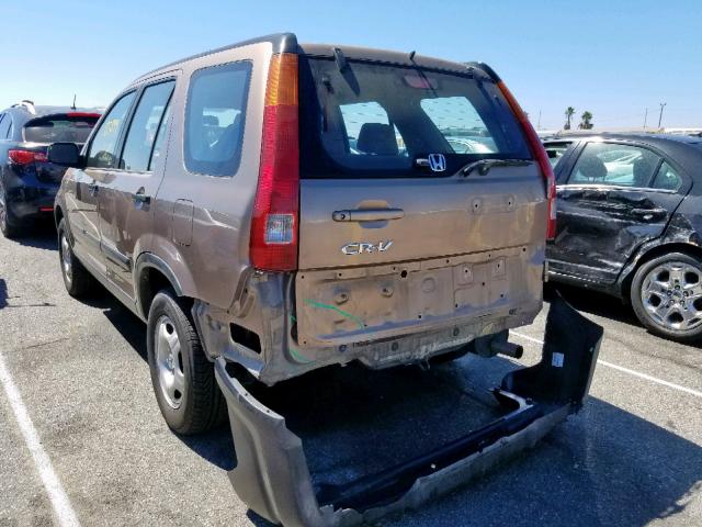 JHLRD68493C012353 - 2003 HONDA CR-V LX BROWN photo 3