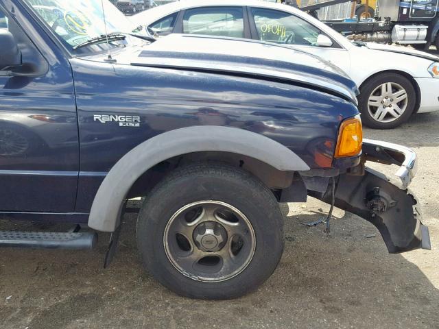 1FTZR15E33PA62172 - 2003 FORD RANGER SUP BLUE photo 9