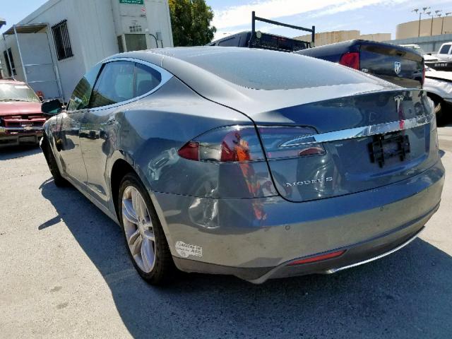 5YJSA1DN9DFP20552 - 2013 TESLA MODEL S رمادي صورة 3