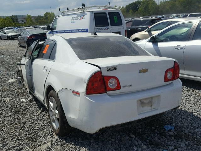 1G1ZA5EU7CF294097 - 2012 CHEVROLET MALIBU LS WHITE photo 3