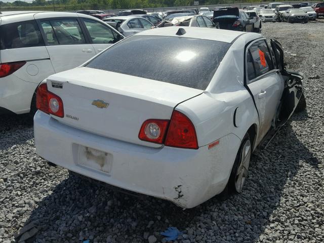1G1ZA5EU7CF294097 - 2012 CHEVROLET MALIBU LS WHITE photo 4