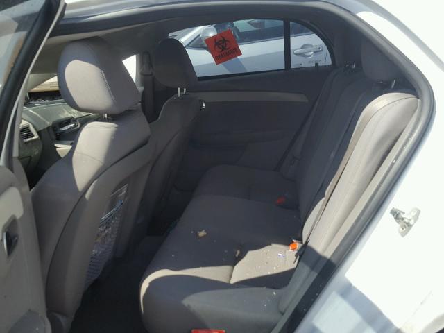 1G1ZA5EU7CF294097 - 2012 CHEVROLET MALIBU LS WHITE photo 6