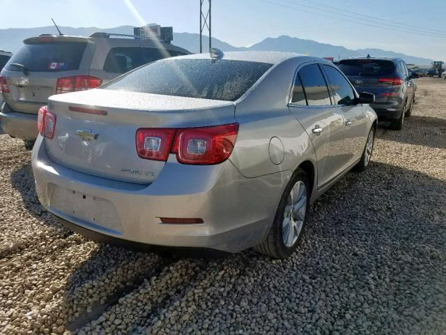 1G11F5SL2FF333533 - 2015 CHEVROLET MALIBU LTZ ვერცხლისფერი ფოტო 4