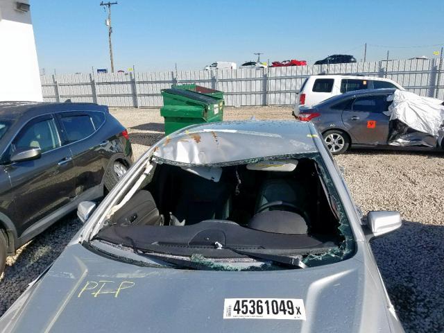 1G11F5SL2FF333533 - 2015 CHEVROLET MALIBU LTZ ვერცხლისფერი ფოტო 9