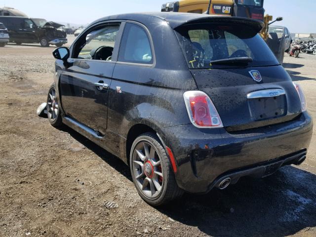 3C3CFFFH0DT554552 - 2013 FIAT 500 ABARTH CHARCOAL photo 3