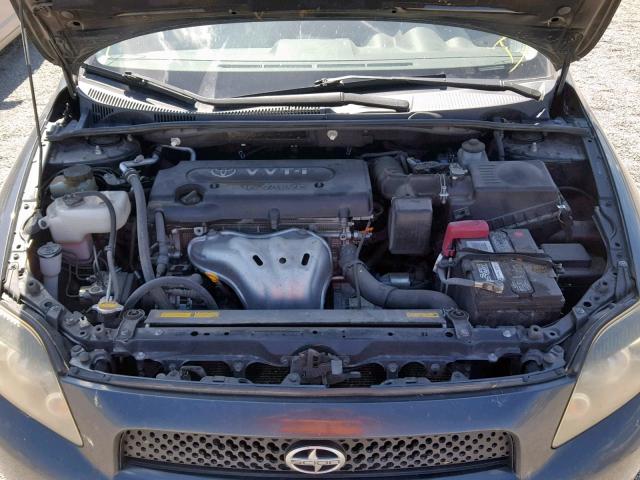 JTKDE167X90276060 - 2009 TOYOTA SCION TC ნაცრისფერი ფოტო 7