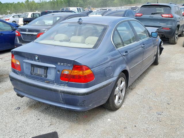 WBAEW53485PN37985 - 2005 BMW 330 XI BLUE photo 4