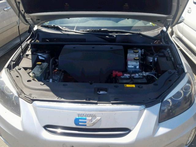 2T3YL4DVXCW001065 - 2012 TOYOTA RAV4 EV GRAY photo 7