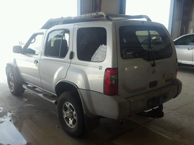 5N1ED28T81C502819 - 2001 NISSAN XTERRA XE SILVER photo 3