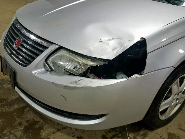 1G8AJ55F76Z152027 - 2006 SATURN ION LEVEL GRAY photo 9