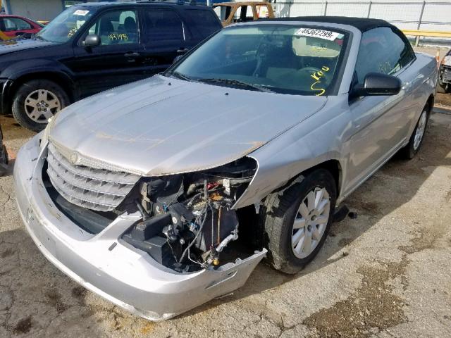 1C3LC45B69N517331 - 2009 CHRYSLER SEBRING LX SILVER photo 2