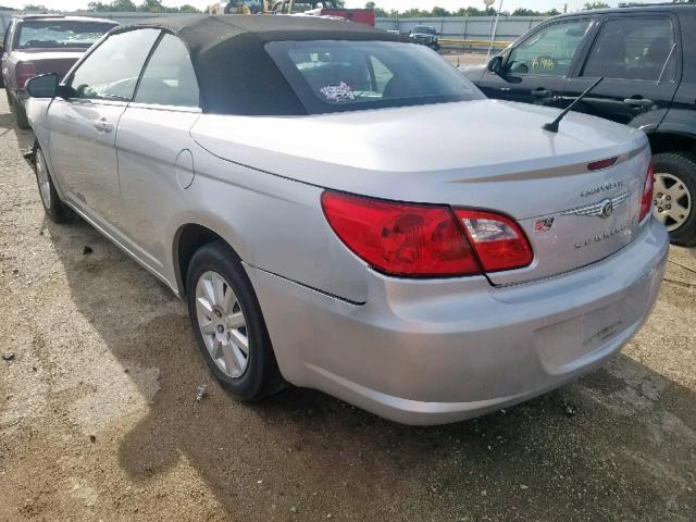 1C3LC45B69N517331 - 2009 CHRYSLER SEBRING LX SILVER photo 3