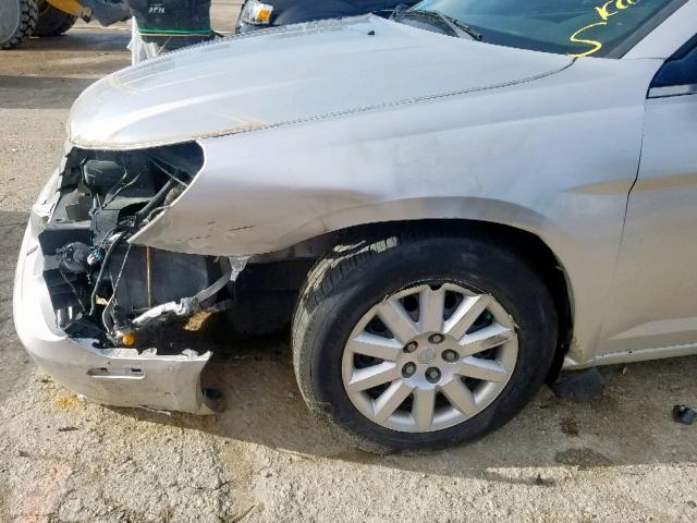 1C3LC45B69N517331 - 2009 CHRYSLER SEBRING LX SILVER photo 9