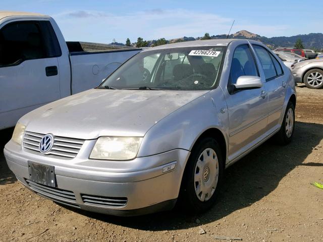 3VWSK69M81M223717 - 2001 VOLKSWAGEN JETTA GLS SILVER photo 2