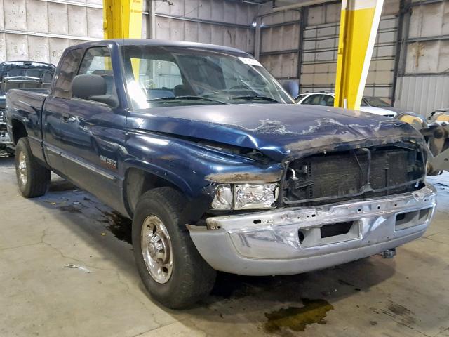 3B7KC23681G709638 - 2001 DODGE RAM 2500 BLUE photo 1