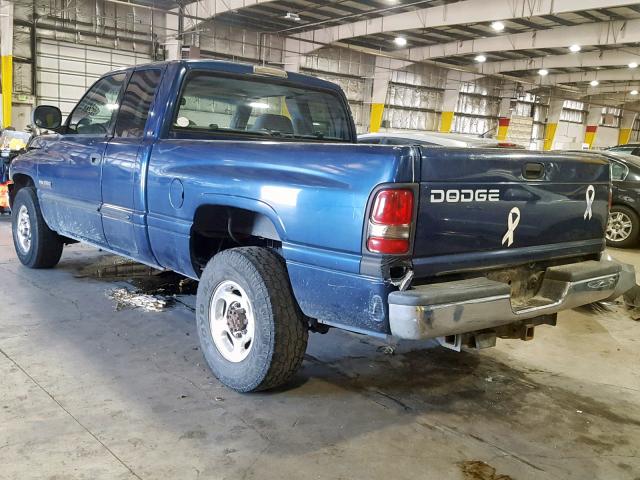 3B7KC23681G709638 - 2001 DODGE RAM 2500 BLUE photo 3