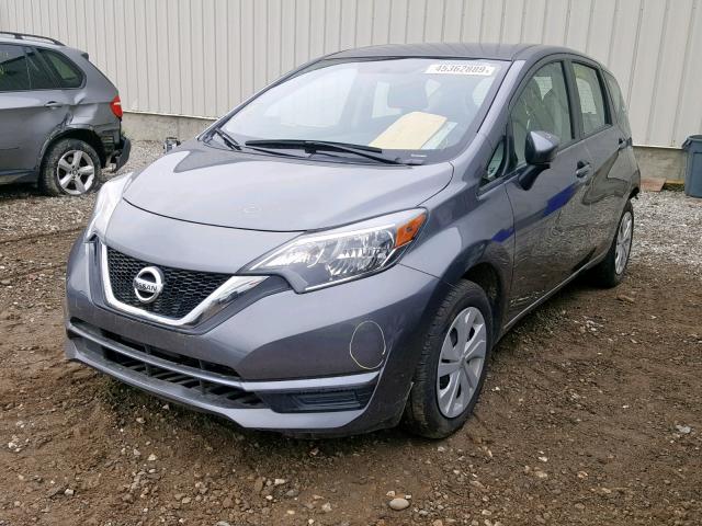 3N1CE2CP4JL365730 - 2018 NISSAN VERSA NOTE GRAY photo 2