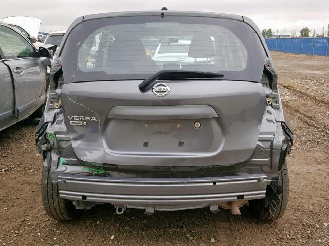 3N1CE2CP4JL365730 - 2018 NISSAN VERSA NOTE GRAY photo 9