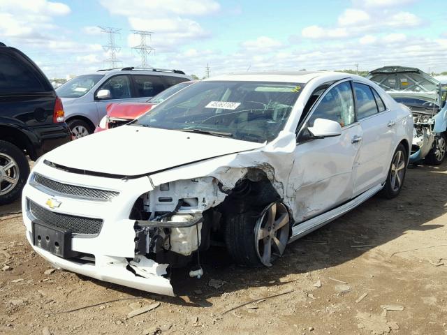 1G1ZC5EU1CF333583 - 2012 CHEVROLET MALIBU 1LT 白色 照片 2