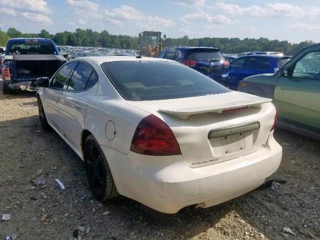2G2WC58CX71161732 - 2007 PONTIAC GRAND PRIX WHITE photo 3