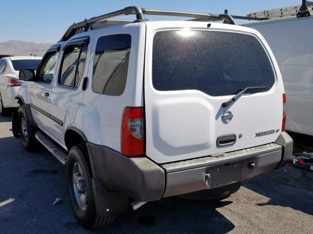 5N1ED28T23C631044 - 2003 NISSAN XTERRA XE WHITE photo 3